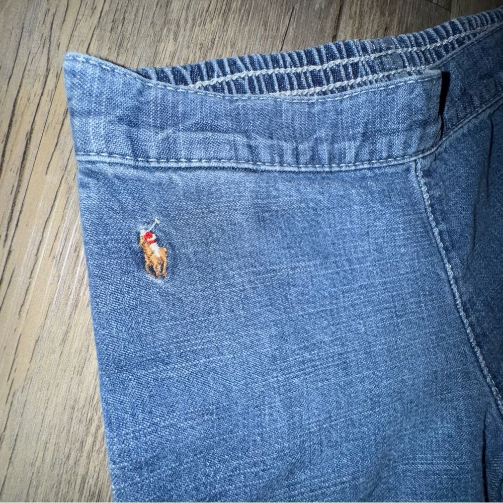 Vintage Ralph Lauren Kids Light Blue Denim Capris
